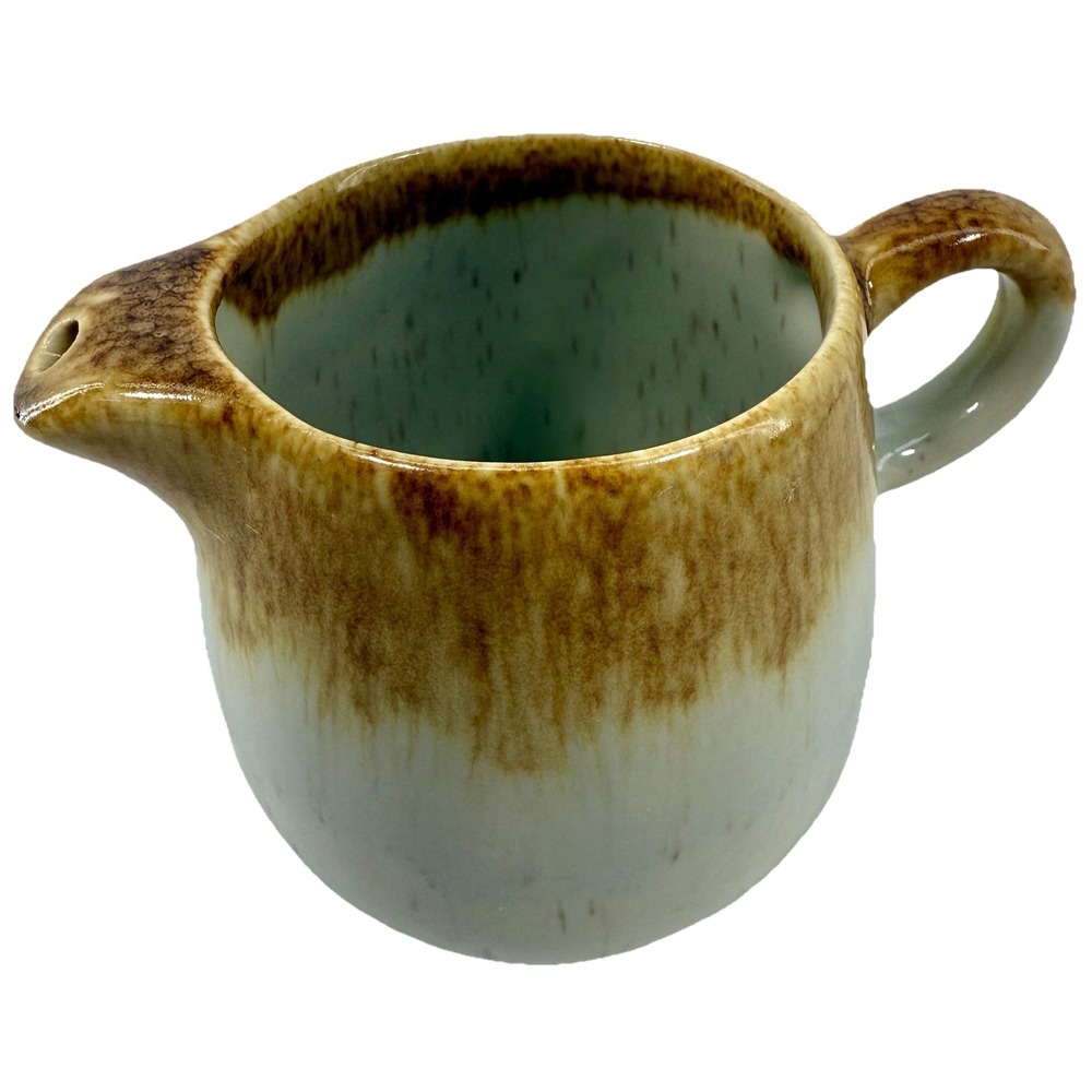 McCoy Pottery 7020 Creamer Brown Drip Glaze‎ Vintage EUC